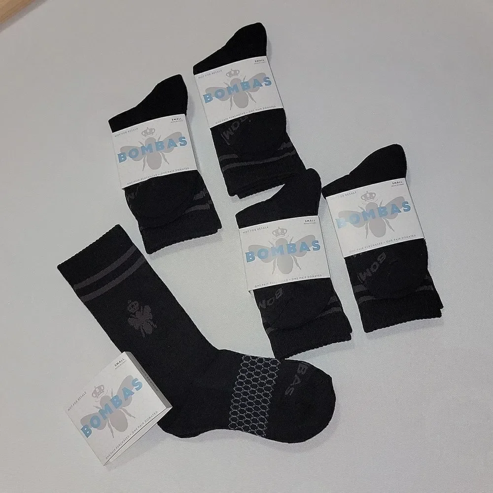 Bombas Calf Socks Women's Bee Better Together Lot of 5 Pair Size Small 4 to 7.5